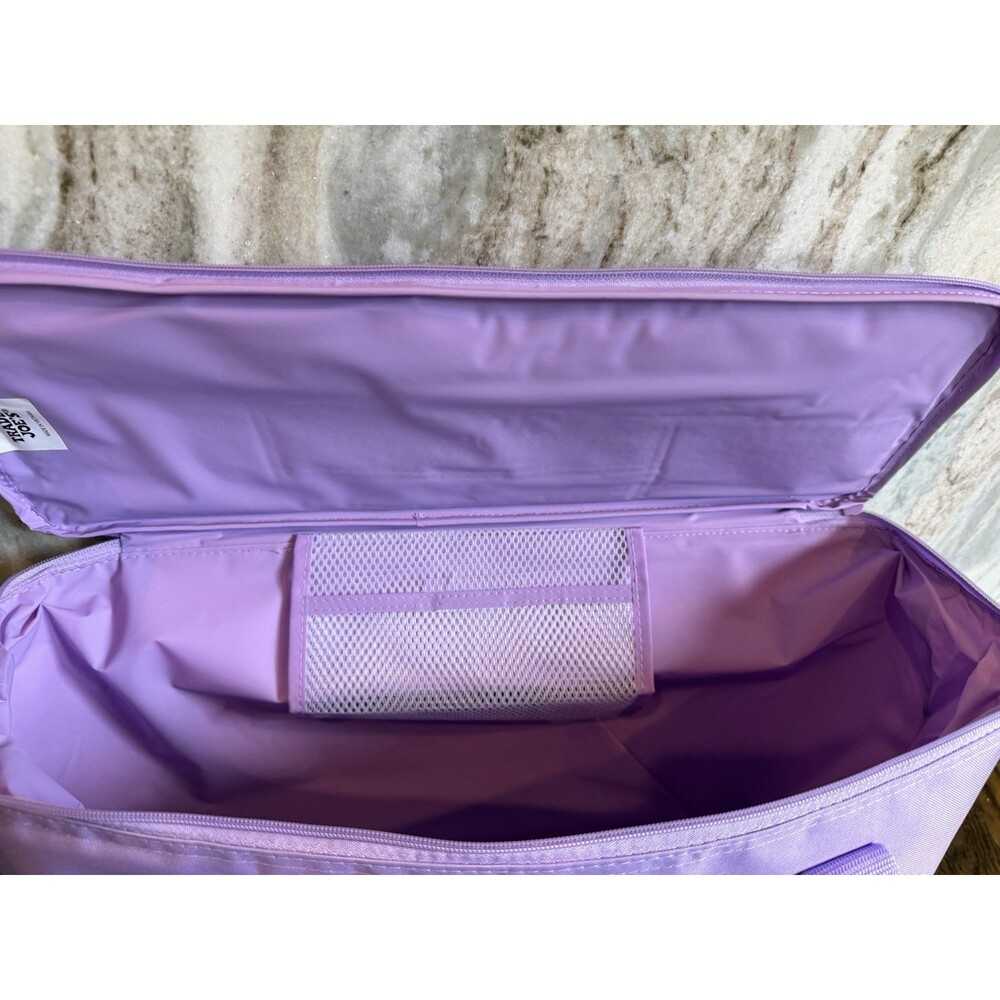Trader Joe's Cooler Bag Purple Pain Large Insulated NEW 8 gal Ships Quick Free - Picture 4 of 9